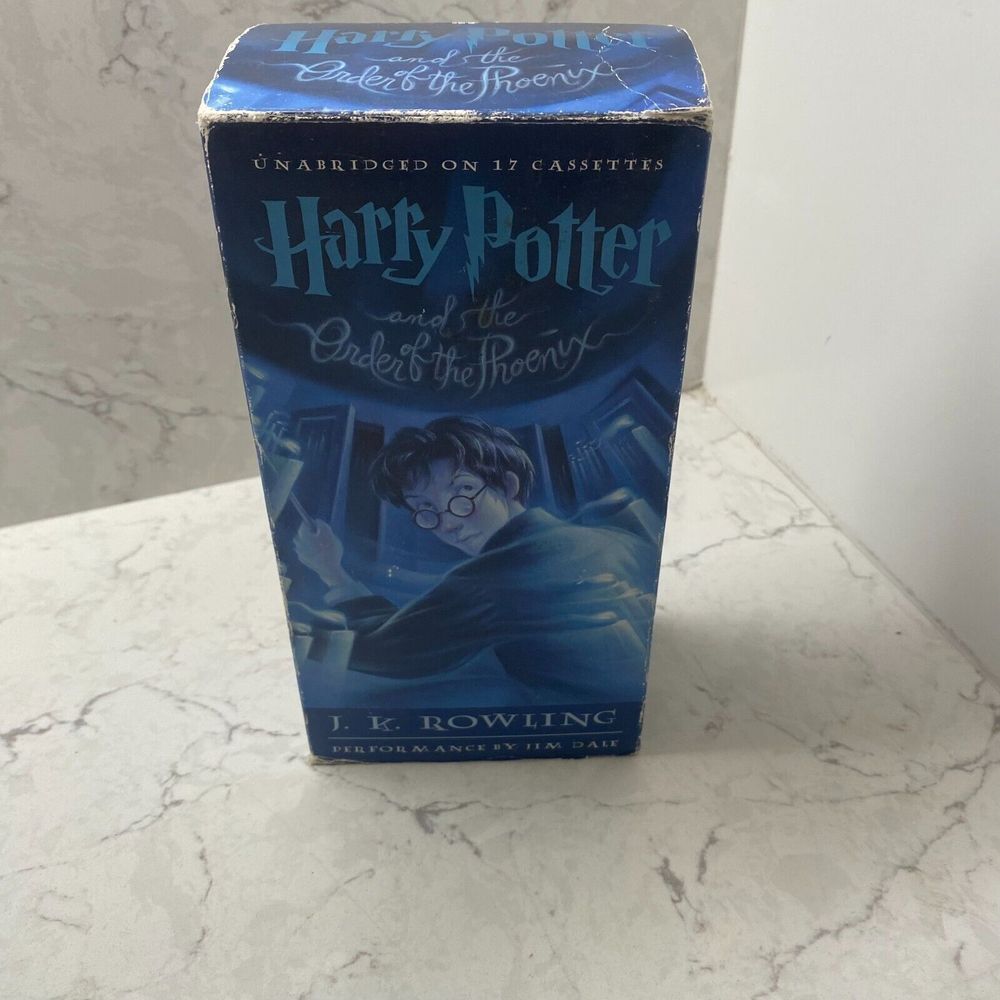Harry Potter and the Order of the Phoenix Unabridged Audio Cassettes Lot of 17